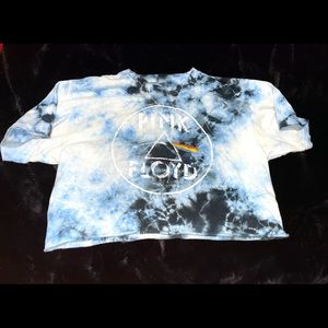 Pink Floyd cropped graphic tshirt